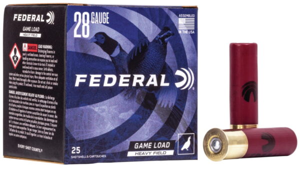 opplanet federal premium game shok 28 gauge 1 oz game load upland hi brass centerfire shotgun ammo 5 shot 25 rounds h289 5 h289 5 main