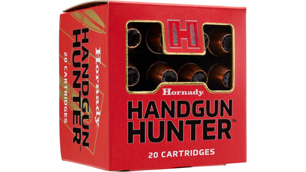 opplanet hornady handgun hunter pistol ammo 357 magnum monoflex 130 grain 20 rounds box 9052 main 1