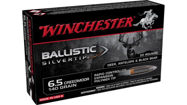 opplanet winchester ballistic silvertip 6 5 creedmoor 140 grain fragmenting polymer tip centerfire rifle ammo 20 rounds sbst65cm main
