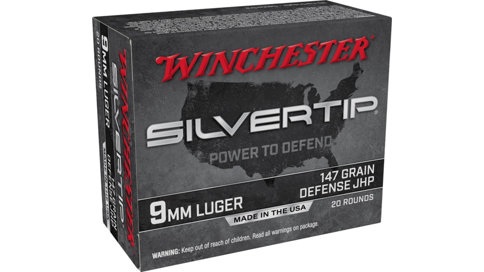 opplanet winchester super x handgun 9mm luger 147 grain silvertip jacketed hollow point centerfire pistol ammo 20 rounds w9mmst2 main